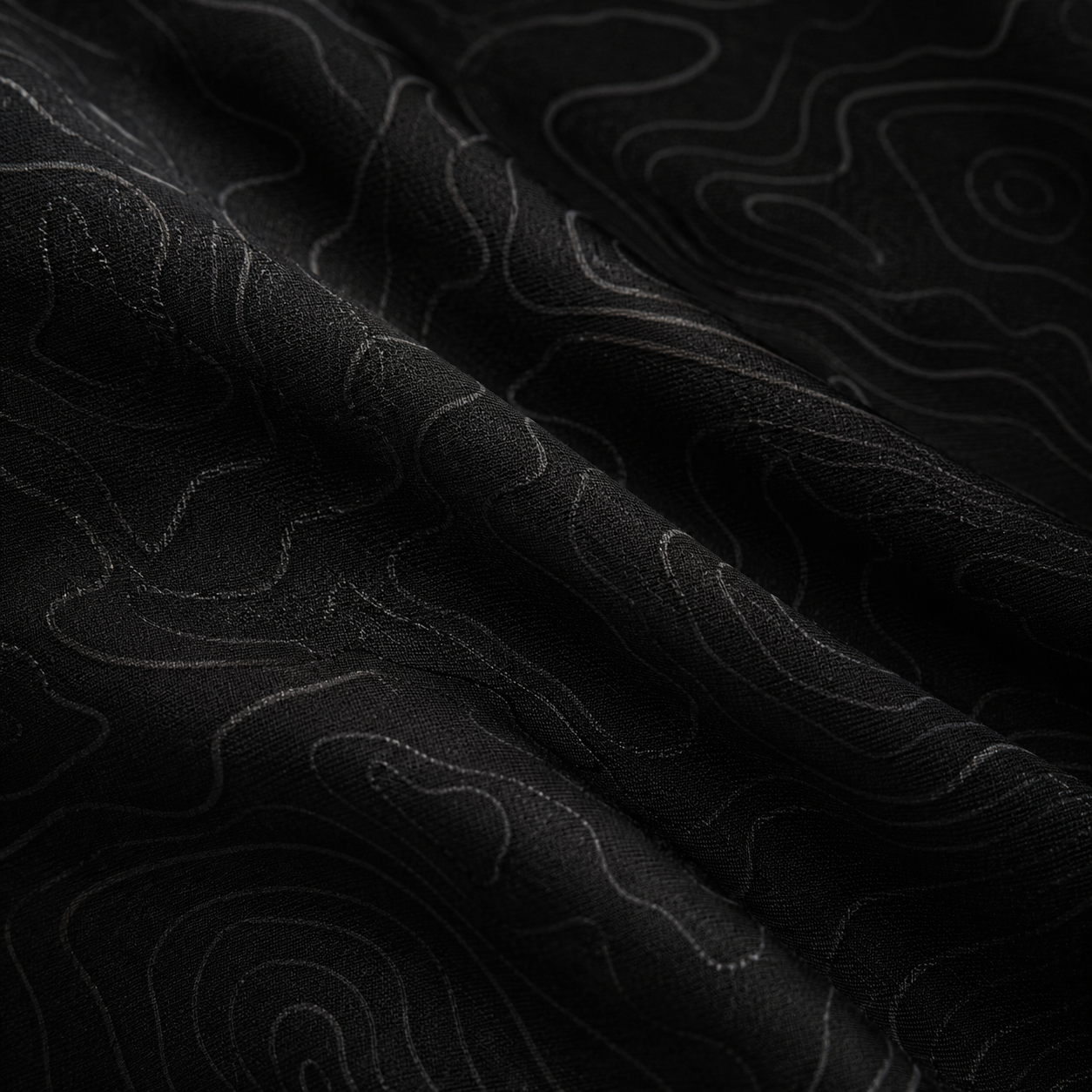 Topo graphic print